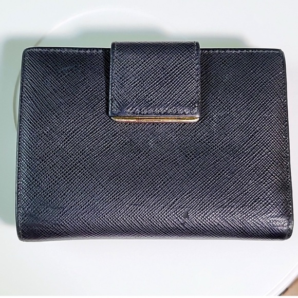 ❌SOLD❌ Prada Black Leather Wallet - Picture 3 of 8